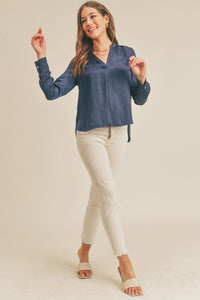 Lindsay Blouse - Navy