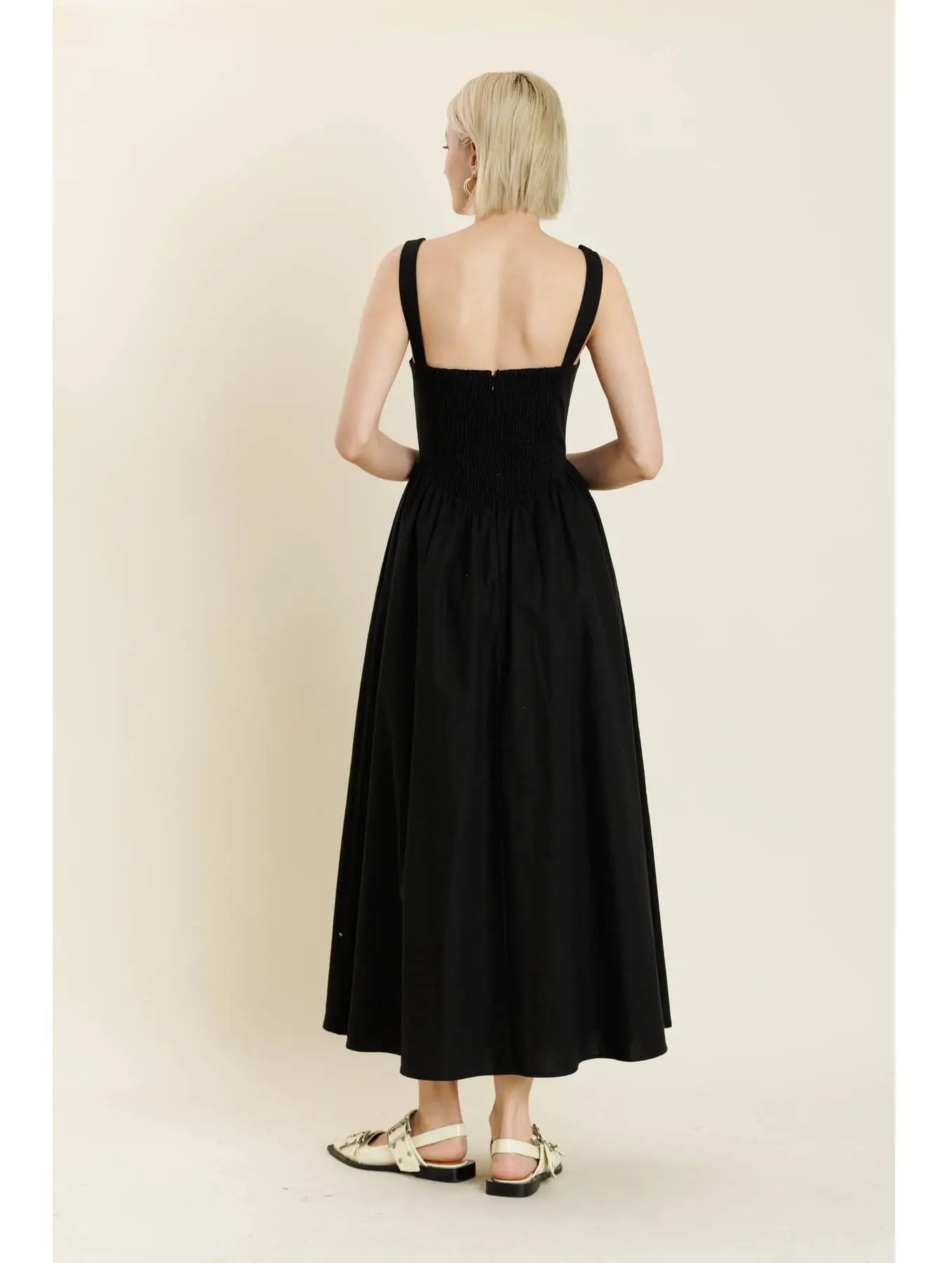 Corset Bodice Maxi Dress