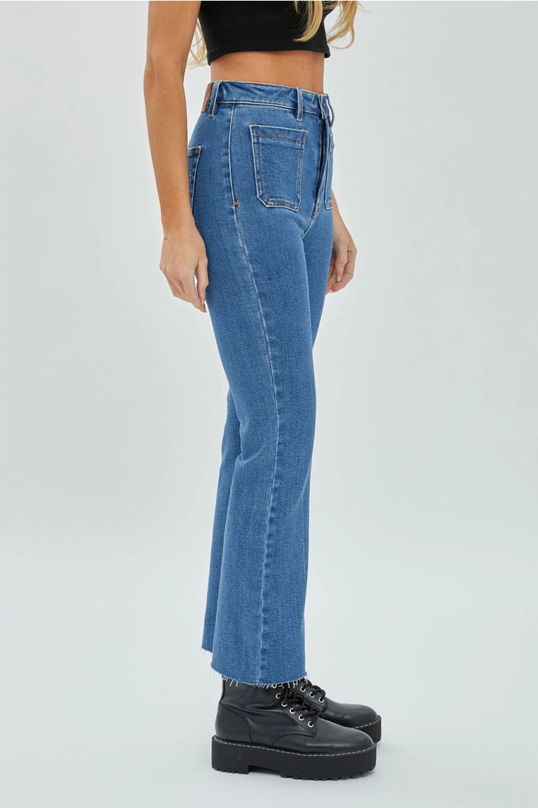 Front Patch Pocket Jeans