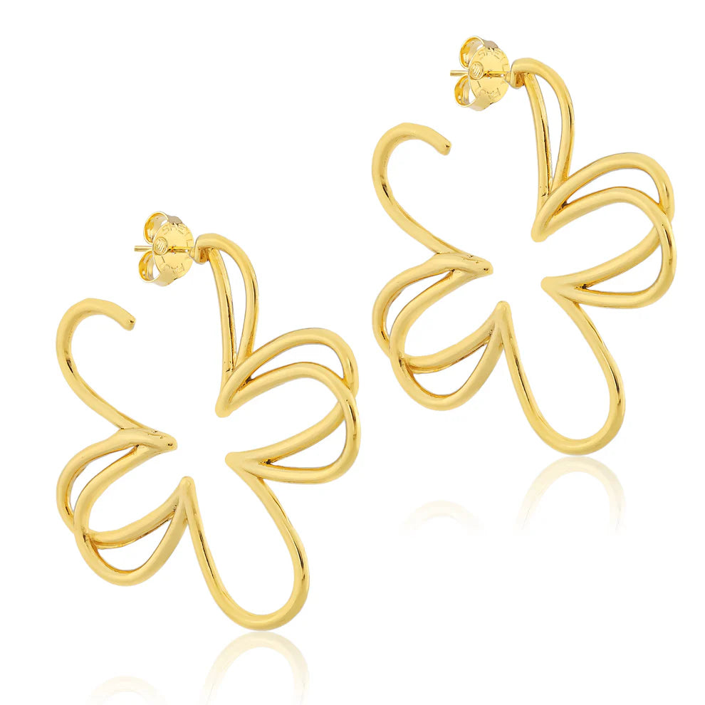 Carnation Hoops
