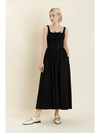 Corset Bodice Maxi Dress
