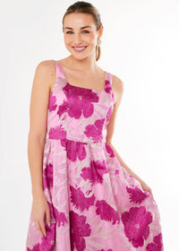 Magenta Victoria Dress