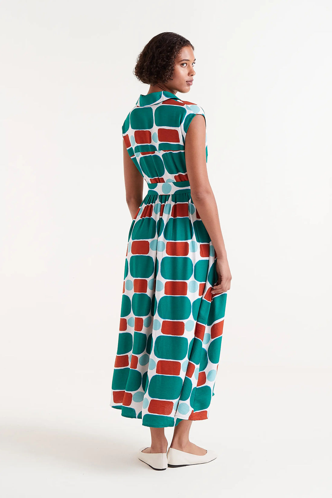 Pepper Mint Printed Dress