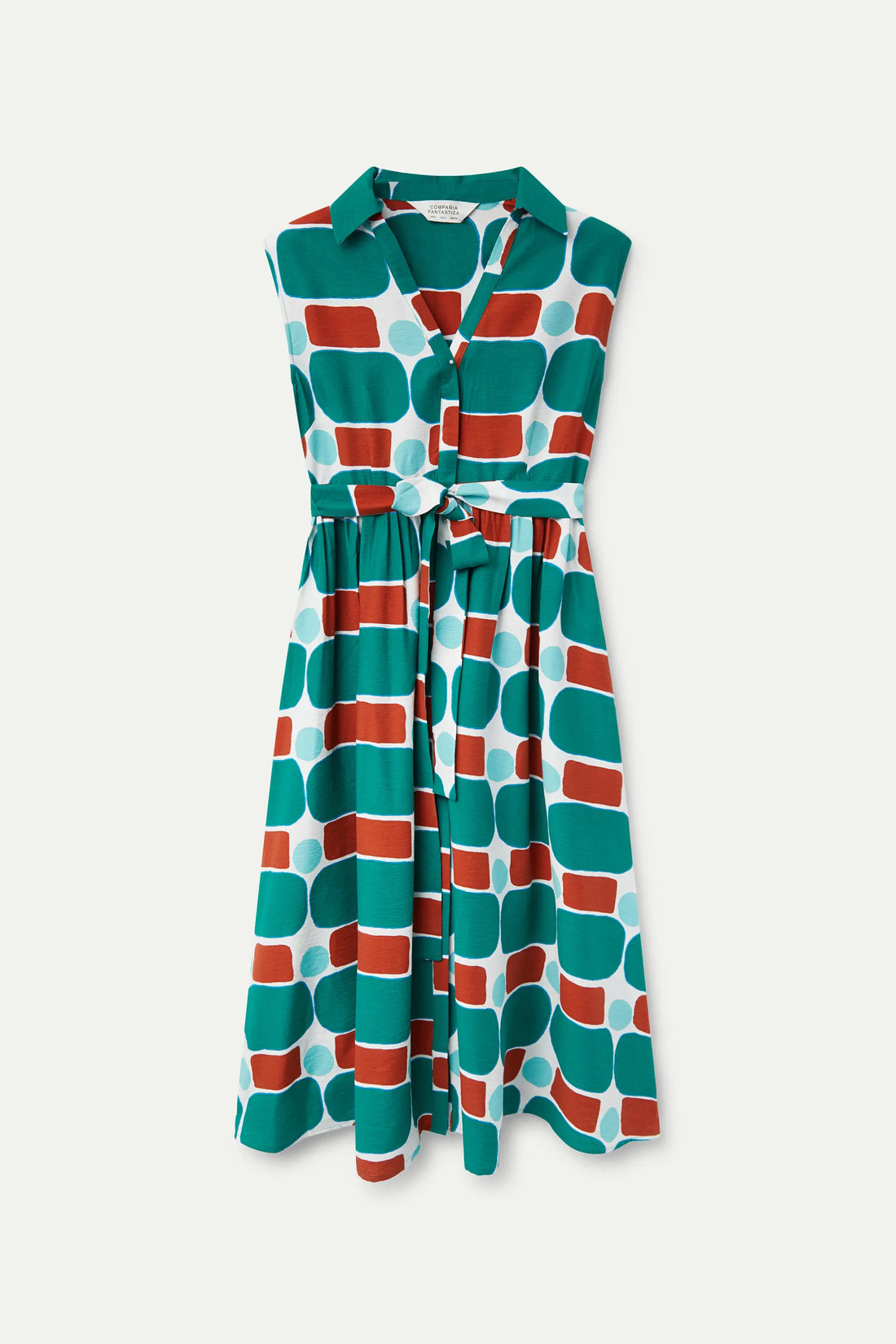 Pepper Mint Printed Dress