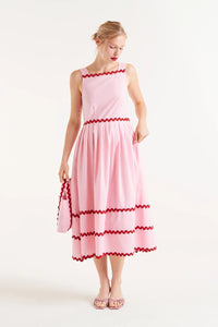 Pink Picunela Midi Dress