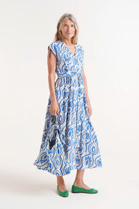Aquaria Printed Midi Dress