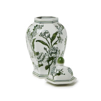 Primrose & Lotus Hand-Painted Temple Jar