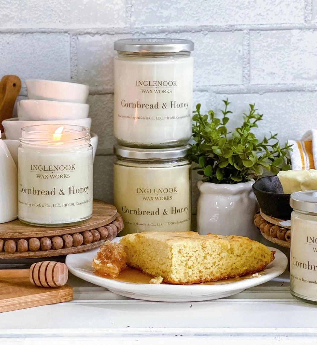 Cornbread & Honey Soy Wax Candle