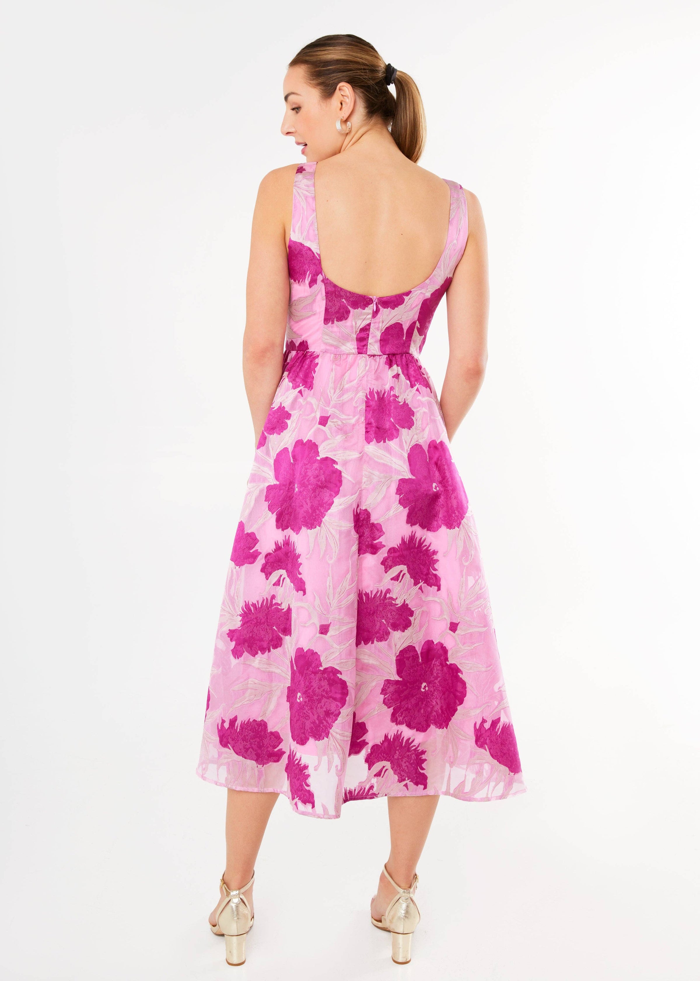Magenta Victoria Dress