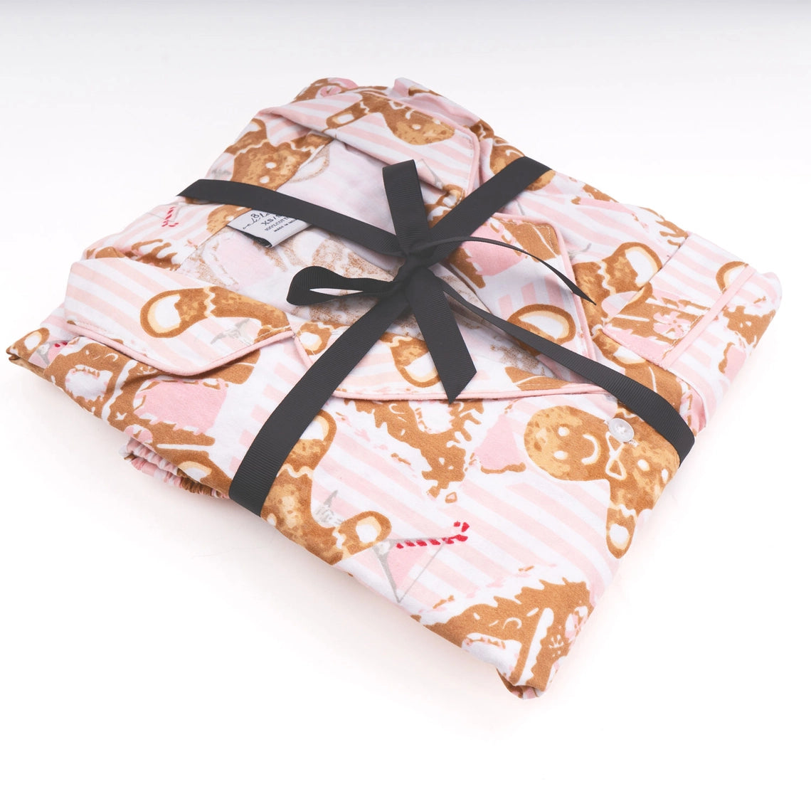Gingerbread House Flannel Pj Set