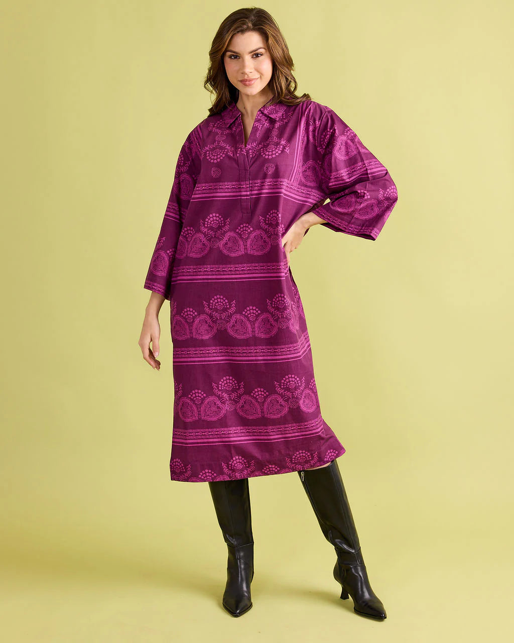 Jessie Dress in Garden Motif