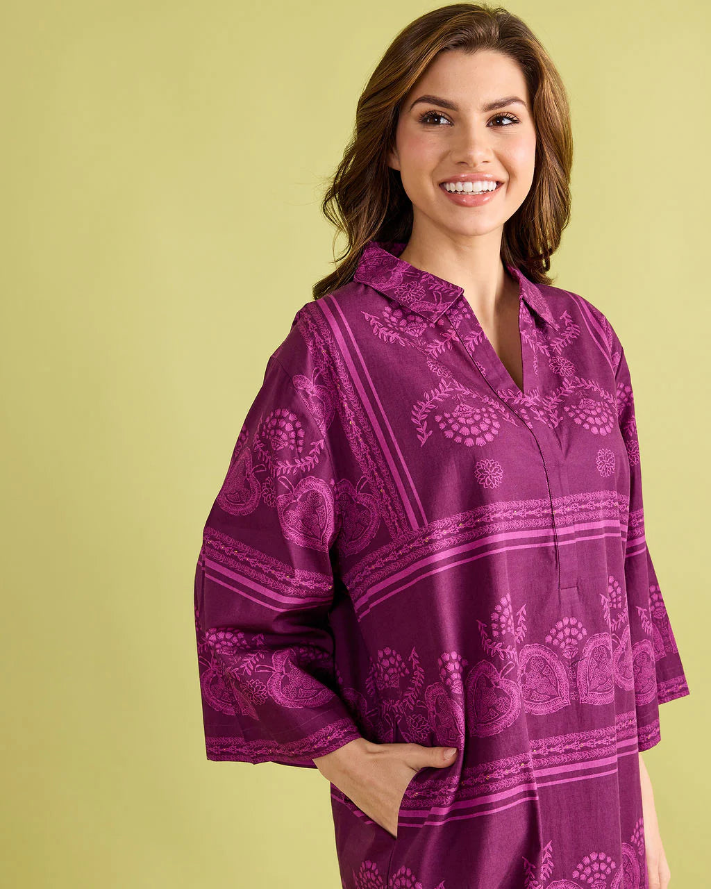 Jessie Dress in Garden Motif