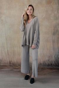 Cleo Sweater Pants - Taupe