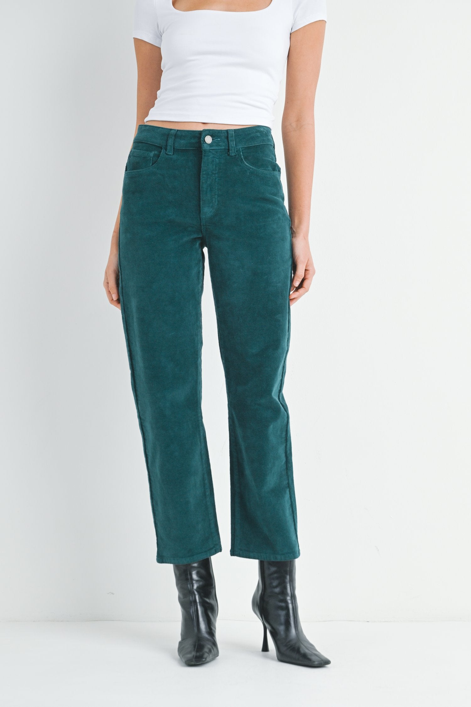 Emerald Straight Leg Corduroys