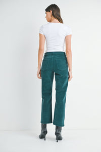 Emerald Straight Leg Corduroys