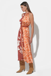 Sandi Two Toned Halter Dress