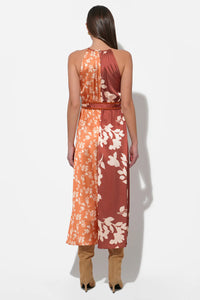 Sandi Two Toned Halter Dress