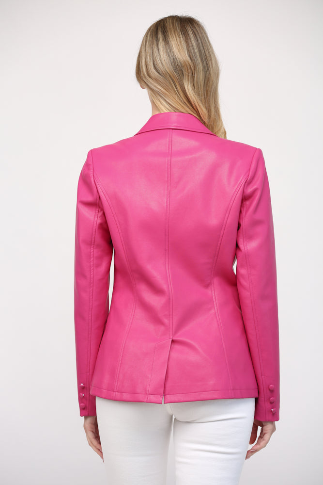 Barbie Faux Leather Jacket