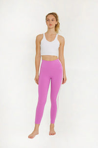 Hana 7/8 Side Stripe Legging Orchid