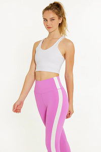 Hana 7/8 Side Stripe Legging Orchid