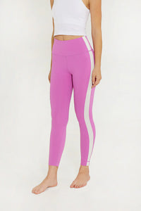 Hana 7/8 Side Stripe Legging Orchid