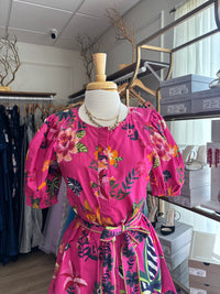 Raspberry Bloom Skyla Dress