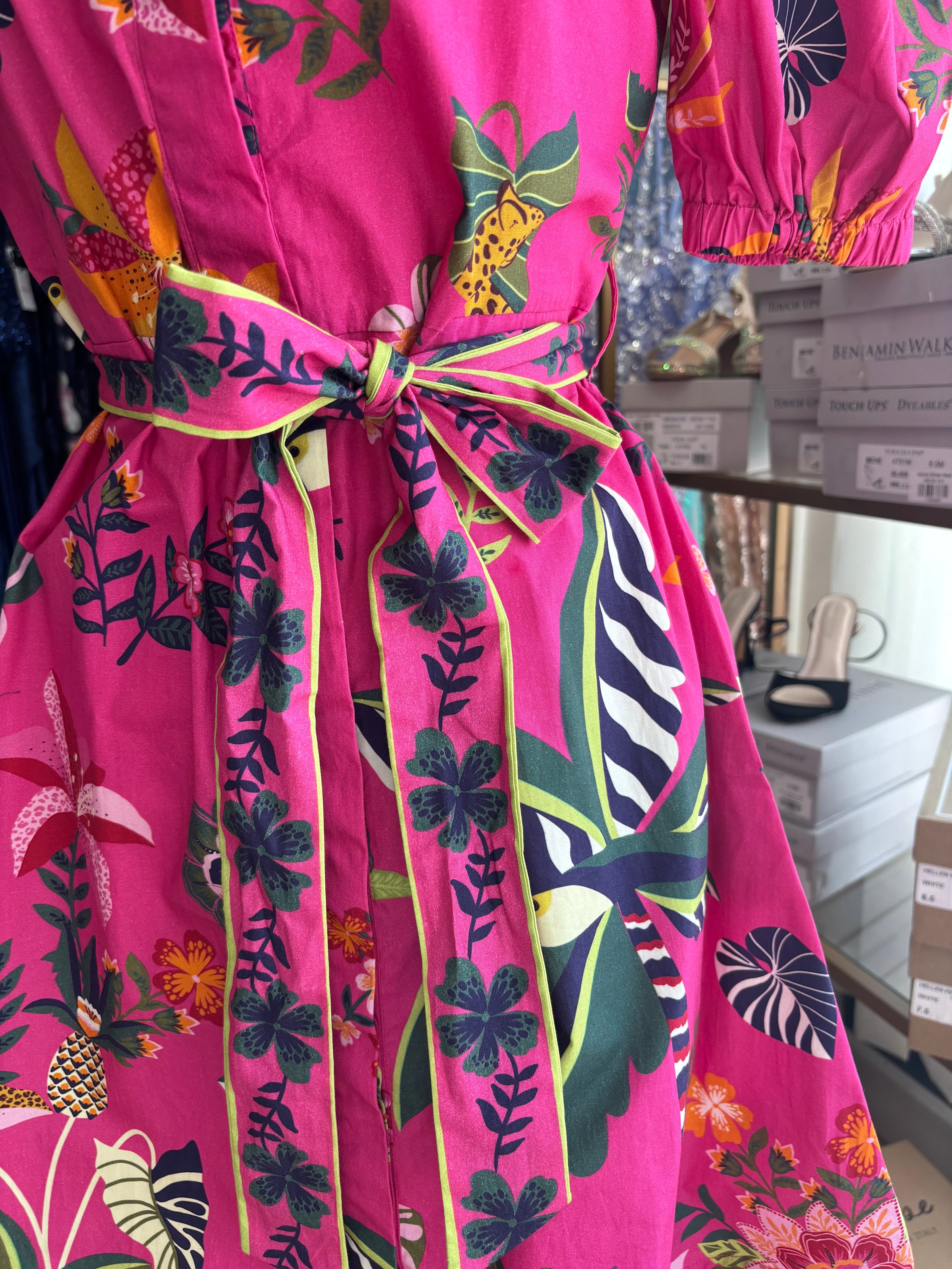 Raspberry Bloom Skyla Dress