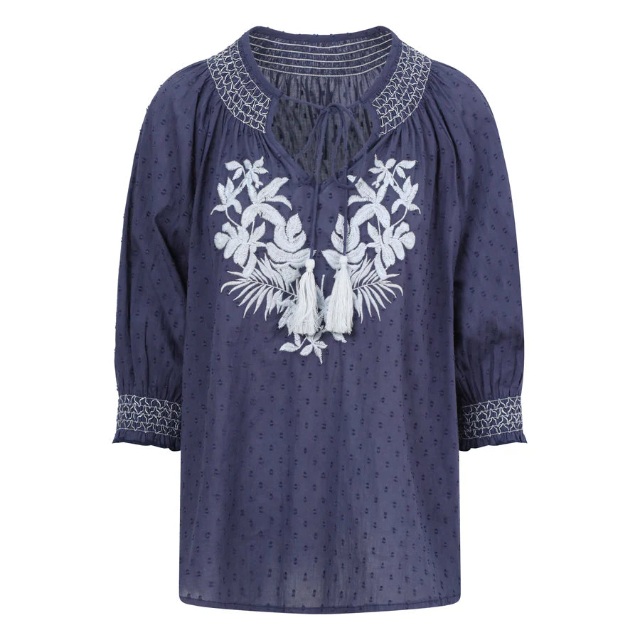 Victoria Embroidered Blouse