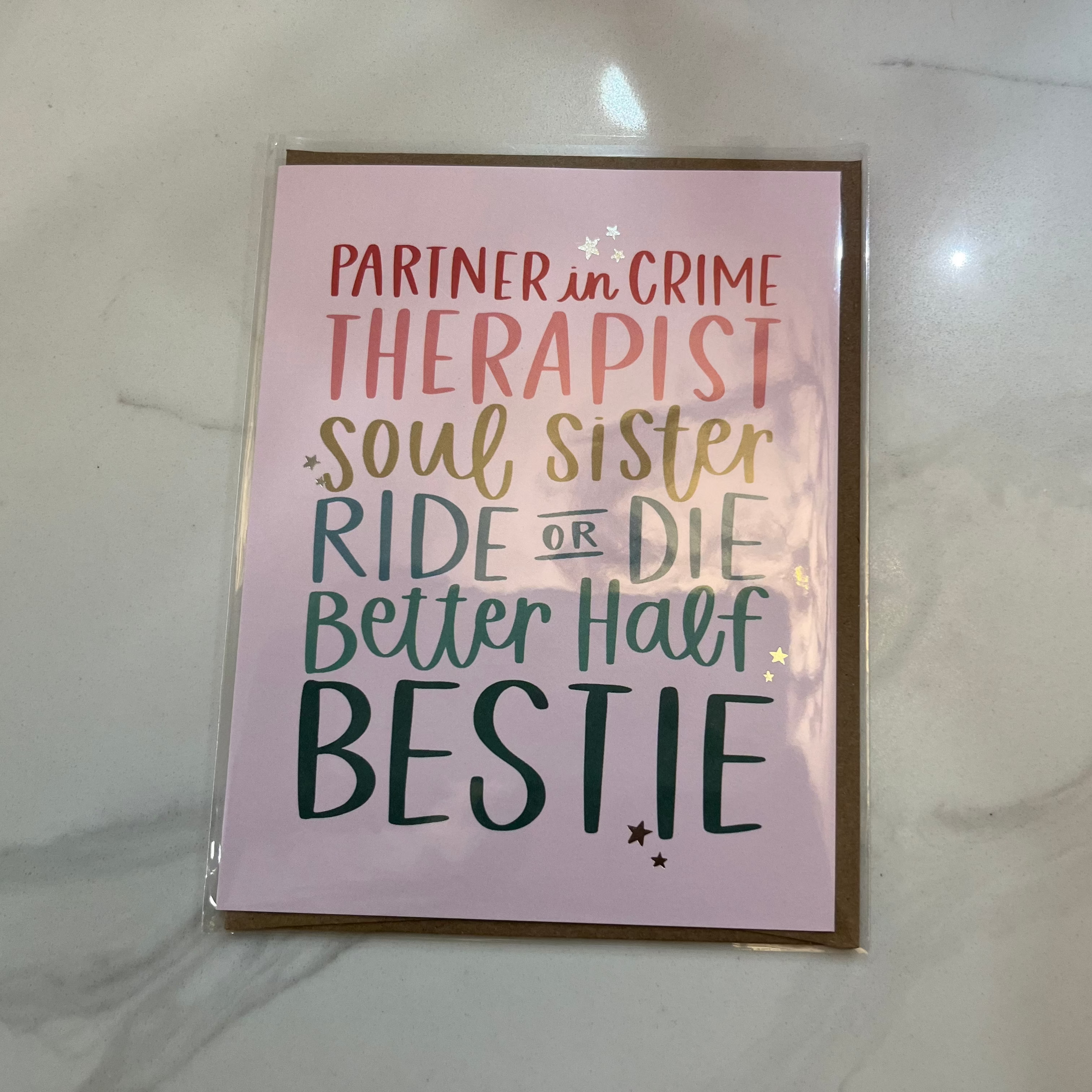 Bestie Friendship Greeting Card