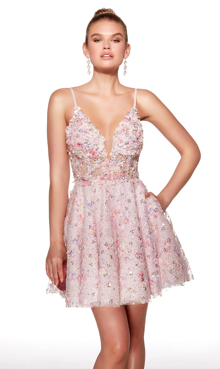 Blush Seoul A-Line Dress | AP-30017 Betty & Jane Boutique Blush Seoul A-Line Dress | AP-30017 Betty & Jane Boutique