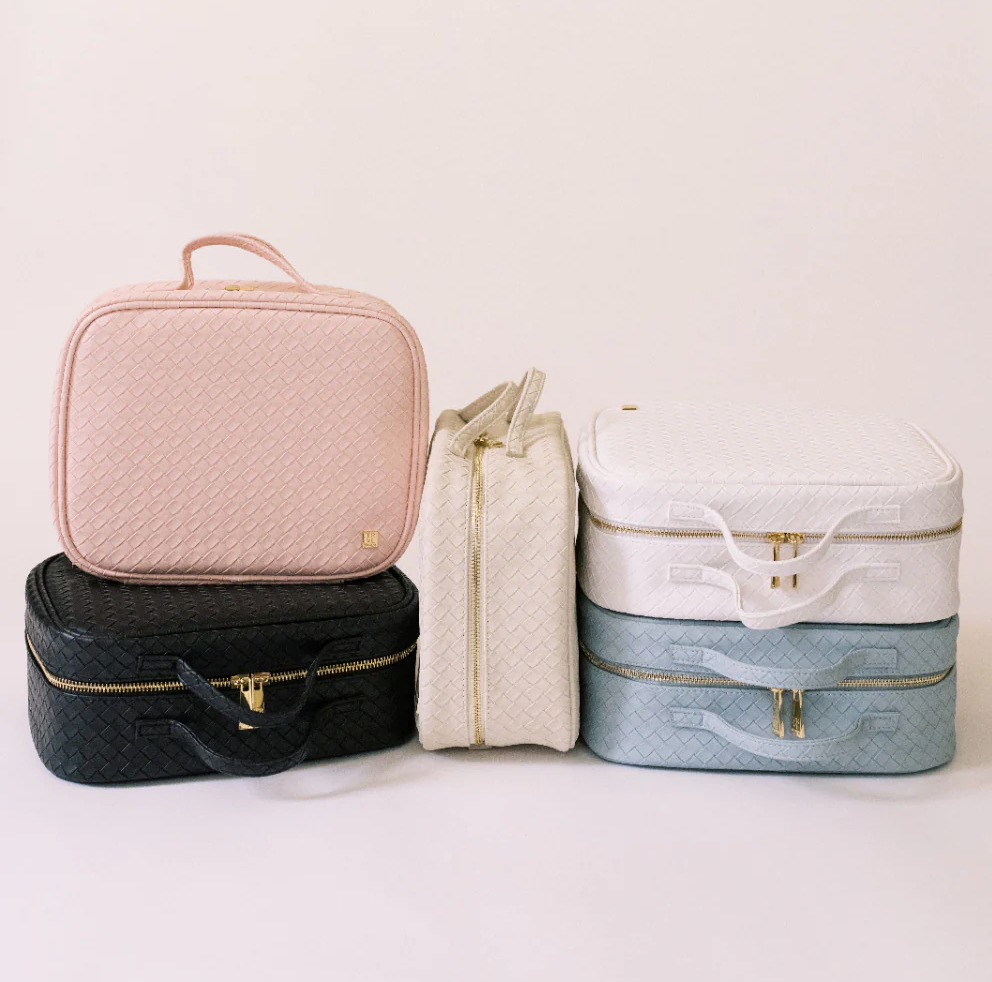 Woven Shell Cosmetic Case