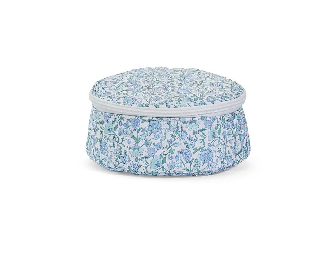 Hamptons Floral Quilted Jewelry Round