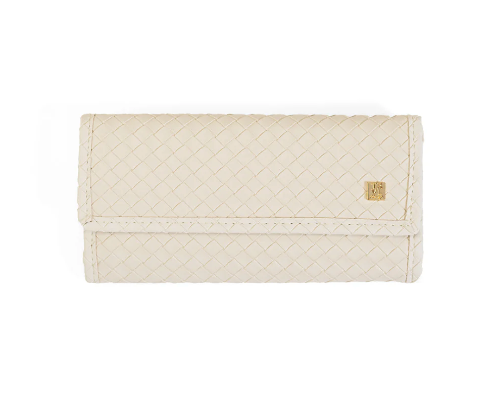 Woven Sand Jewelry Wallet
