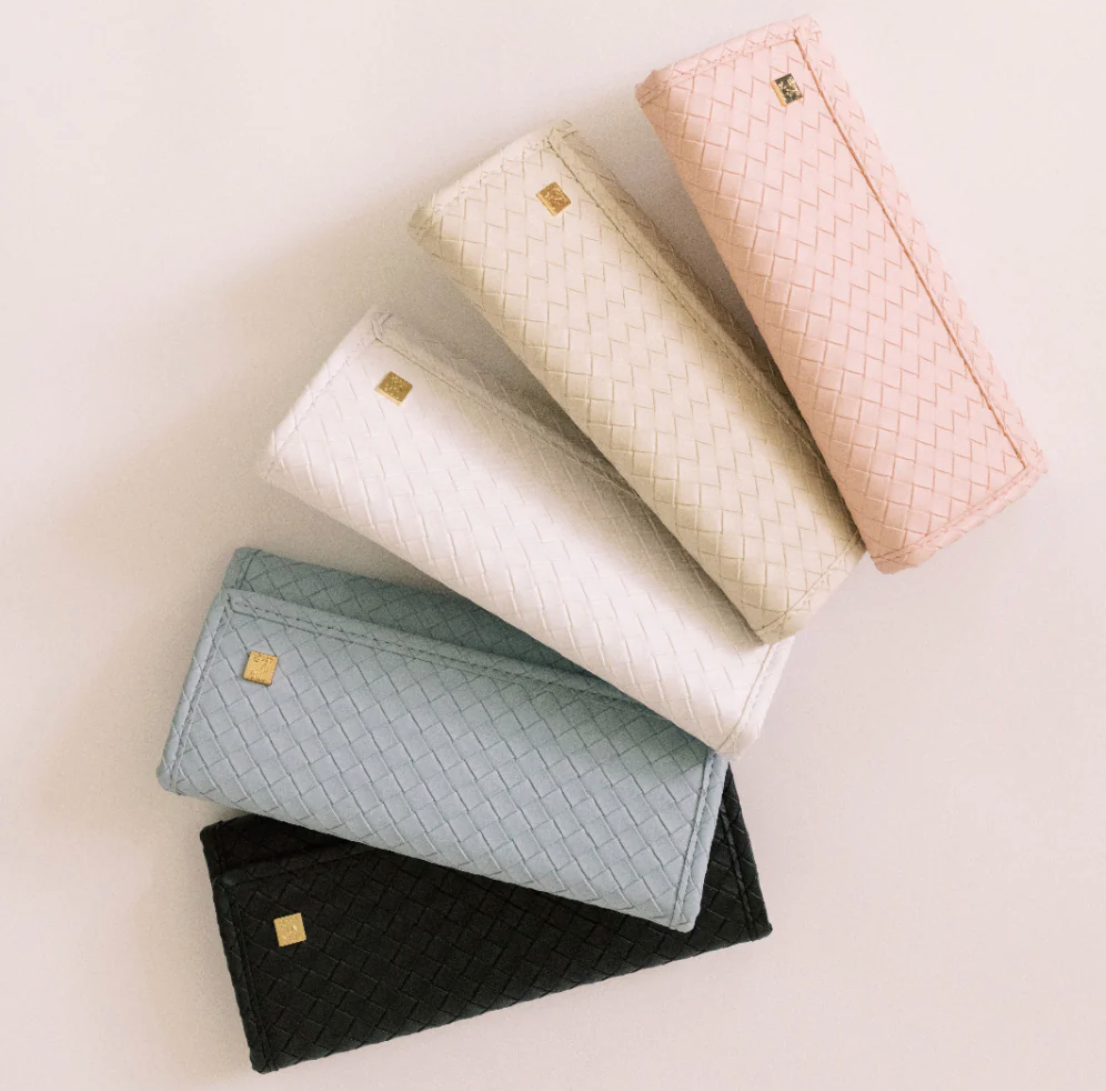 Woven Sand Jewelry Wallet