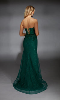 Pine Strapless Laceup Gown | AP-61793