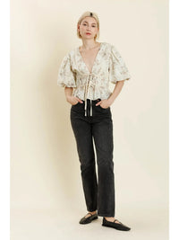 Eyelet Embroidered Blouse