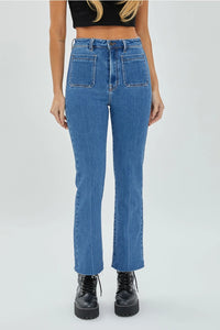Front Patch Pocket Jeans