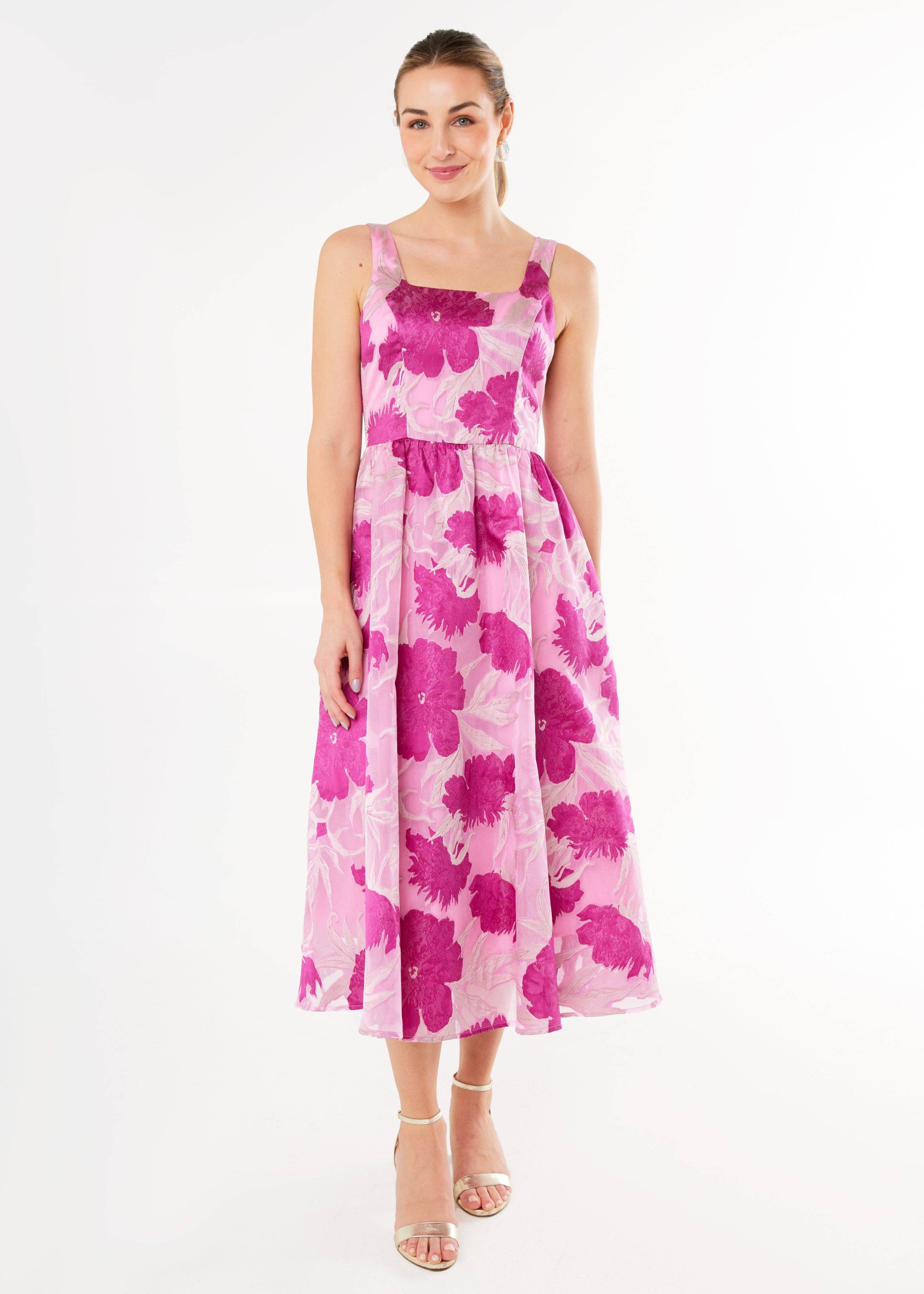 Magenta Victoria Dress