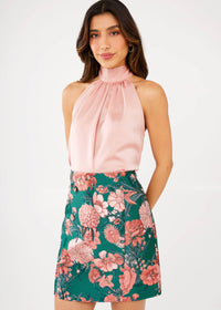 Forest Jacquard Jessica Skirt