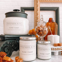 Sea Salt + Caramel Soy Candle - 16 oz