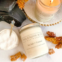 Sea Salt + Caramel Soy Candle - 16 oz