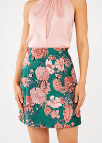 Forest Jacquard Jessica Skirt