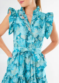 Sleeveless Sadie Aqua Dress