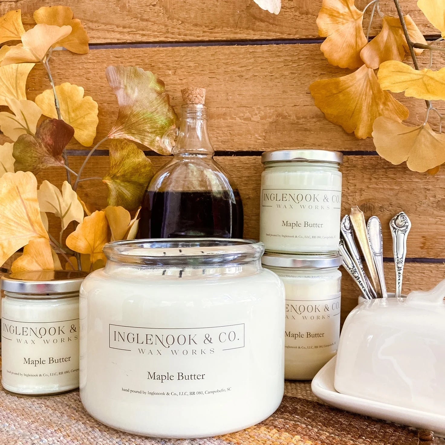 Maple Butter Soy Wax Candle - 16 oz