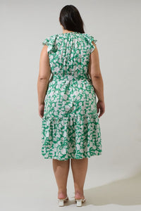 Charlotte Button Midi Dress