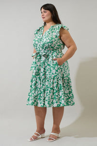 Charlotte Button Midi Dress