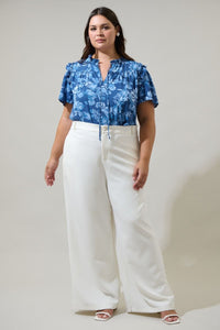 Danielle Ruffle Blouse