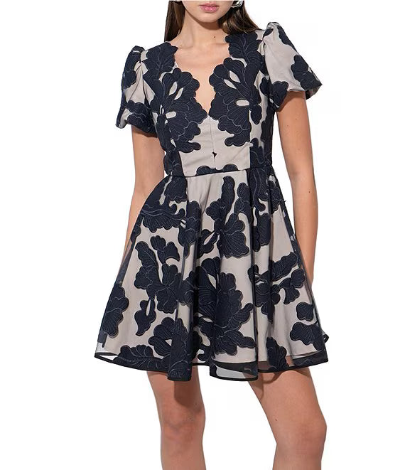 Agnes Puff Sleeve Mini Dress