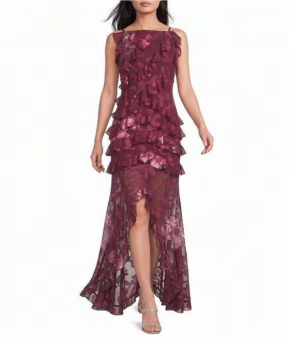 Eleanora Sleeveless Ruffle Gown
