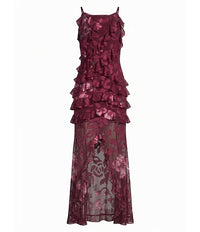 Eleanora Sleeveless Ruffle Gown
